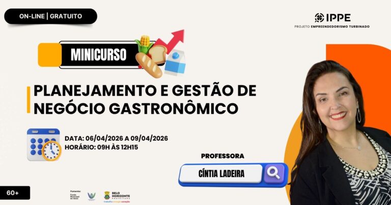 Minicurso – Planejamento E Gestão De Negócio Gastronômico